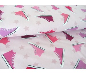 REST 40cm Jersey Sneakers - grau rosa